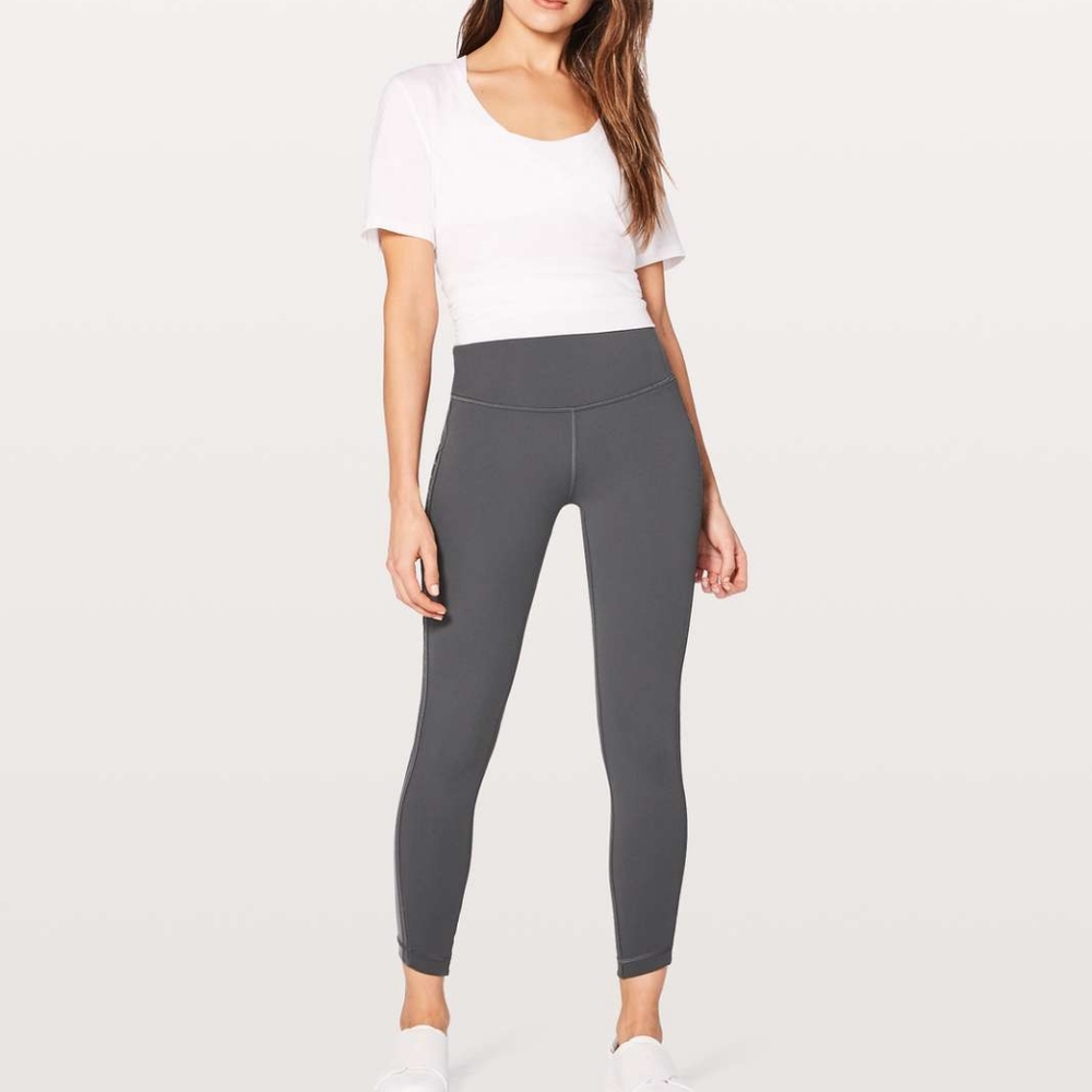 Lululemon Wunder Under Hi-Rise 7/8 Tight (Awaken) 25" size 6 in EUC